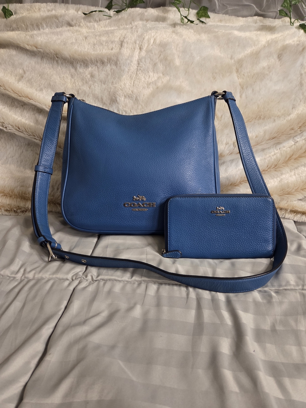 Coach Ellie File Top Zip Crossbody Bag With Matching Wallet
